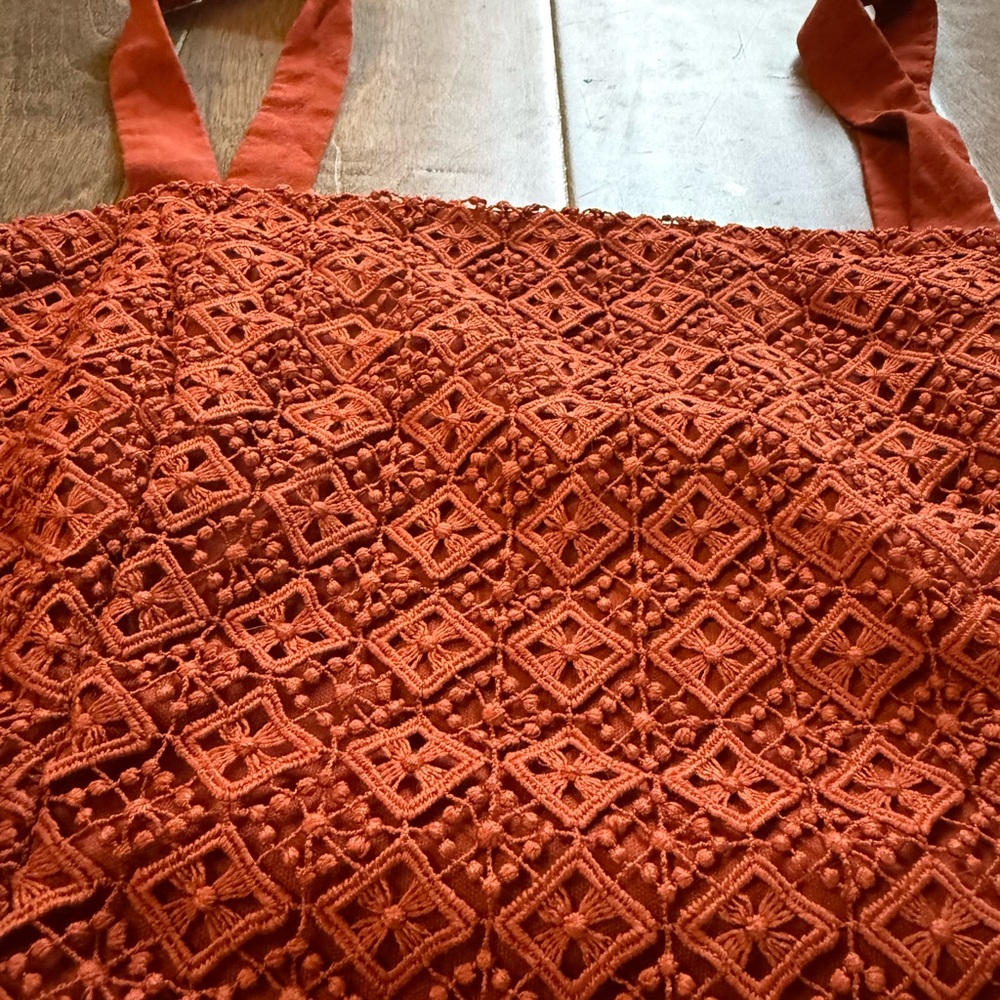 Rust Patterned Women's Bandeau - Picture 3 of 4